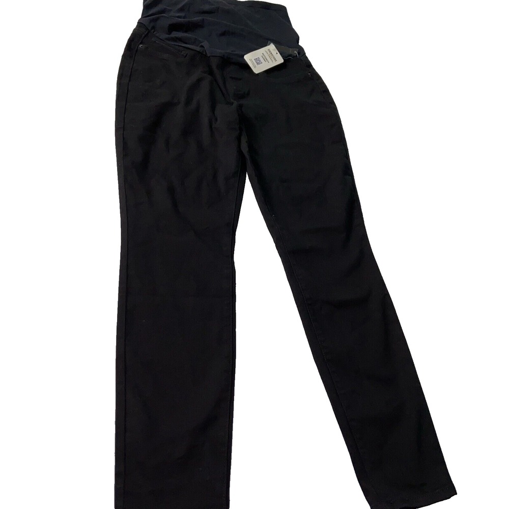 Levi's Signature Women's Maternity Skinny Jeans Black Size Large NEW